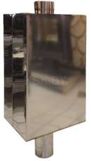 Бак самоварный Прямоугольный d115 мм, 80л; AISI430- 1,0мм купить в Гродно