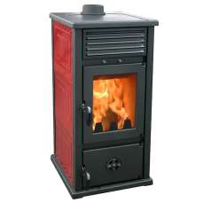 Купить Печь THERMO VESTA PLUS красная (с теплообменником) в Гродно в Гродно