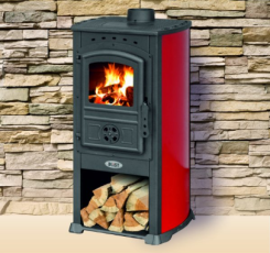 Печь-камин Blist Zar красная в Гродно