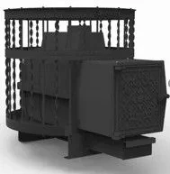 Чугунная банная печь Kennet Бастион 22 сетка витая в Гродно