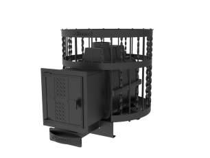 Чугунная банная печь Kennet Бастион 22 сетка витая в Гродно