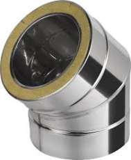 Сэндвич-Колено (Отвод) 45 304/430 0.8, изол. 50 мм купить в Гродно