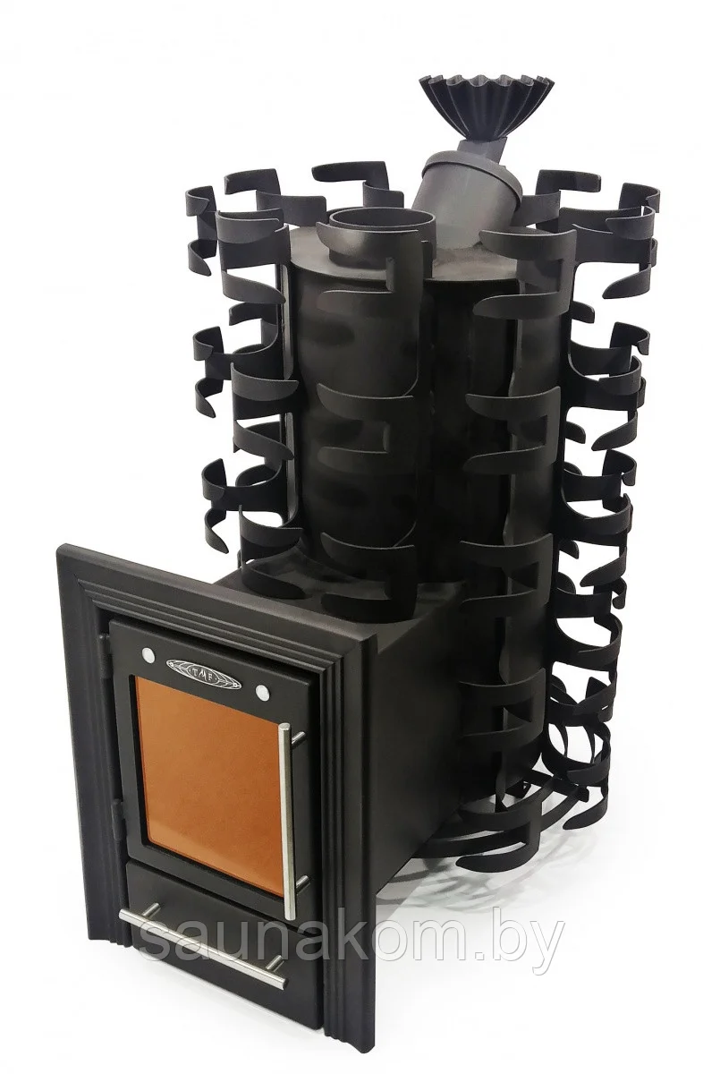 Печь для бани Семирамида Inox Люмина антрацит Амазонка бай фото в Гродно