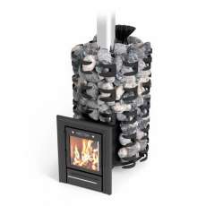 Печь для бани Семирамида Inox Люмина антрацит Амазонка бай фото в Гродно