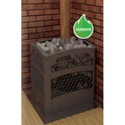 Печь для бани Теплодар БЫЛИНА-СЕТКА-12Ч Панорама (1.2) (без двери БЫЛИНА 16 обрамления) в Гродно
