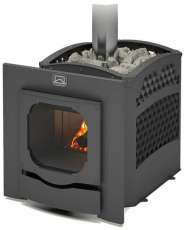 Печь для бани Теплодар БЫЛИНА-СЕТКА-12Ч Панорама (1.2) (без двери БЫЛИНА 16 обрамления) в Гродно