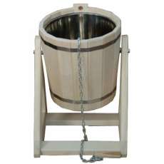 Обливное ведро  15 л с перел.устр нерж.вст ЛИПА ТЕРМО купить в Гродно