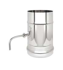 Шибер нерж. поворотный (AISI 430/0,5мм) купить в Гродно