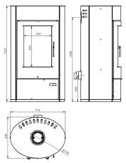 Купить печь-камин Дунай АОТВ -9.03 в Гродно в Гродно
