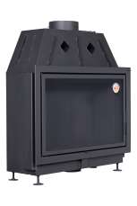 Каминная топка Экокамин Альфа 1000 B подовая черный шамот в Гродно