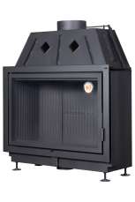 Каминная топка Экокамин Альфа 1000 B подовая черный шамот Амазонка бай фото в Гродно