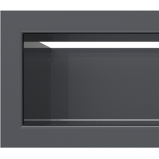 Решетка люфт 90х400 (графит) в Гродно