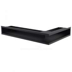 Решетка люфт угловая левая 400х600х90 (графит) Амазонка бай фото в Гродно