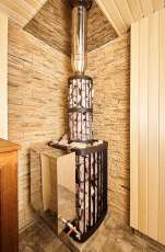 Купить стальную печь для бани KRONOS ГИГАНТ 24 ВС ПАНОРАМА Амазонка бай фото в Гродно