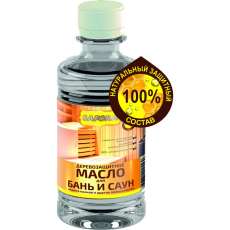 Масло для защиты полков в саунах и банях SAFORA / 0,25 л купить в Гродно