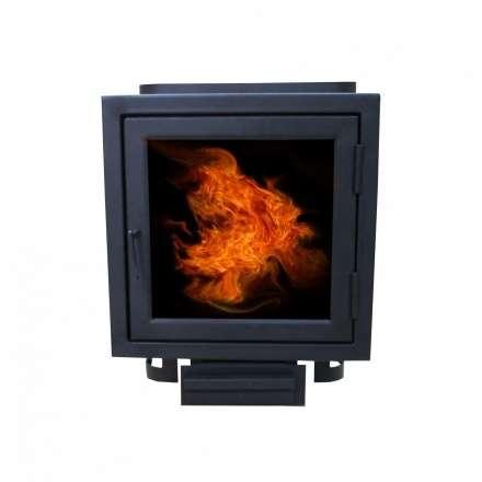 Печь банная ComfortProm "РЕТРО" СТАЛЬ 8 мм панорама 26 м3 Амазонка бай фото в Гродно