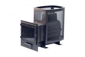 Печь банная Сибирь 22 Панорамная дверца, сетка купить в Гродно