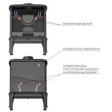 Печь-камин EVEREST F11 в Гродно