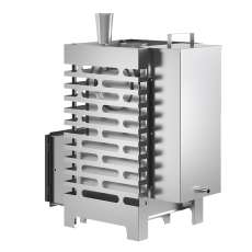 Печь для бани Везувий ASTON 16 INOX стекло АКВА в Гродно