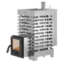 Печь для бани Везувий ASTON 16 INOX стекло АКВА в Гродно