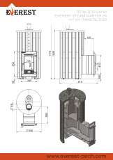 Печь для бани Эверест Steam Master 24 ЧУГУН Ламель Талькохлорит в Гродно