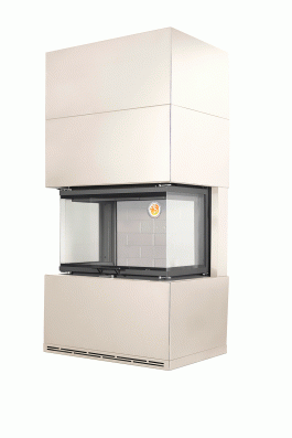 Камин Родос 800 СЛОНОВАЯ КОСТЬ шамот белый в Гродно