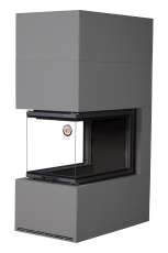 Камин Родос 900 ГРАФИТ, шамот черный в Гродно