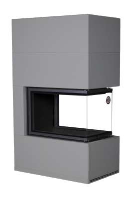 Камин Родос 900 ГРАФИТ, шамот черный в Гродно