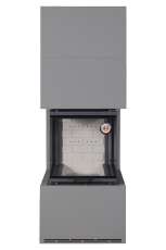 Камин Родос 900 ГРАФИТ, шамот белый в Гродно