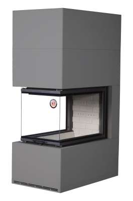 Камин Родос 900 ГРАФИТ, шамот белый в Гродно