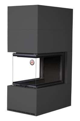 Камин Родос 900 ЧЕРНЫЙ, шамот черный в Гродно