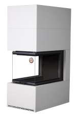 Камин Родос 900 СЛОНОВАЯ КОСТЬ, шамот черный в Гродно