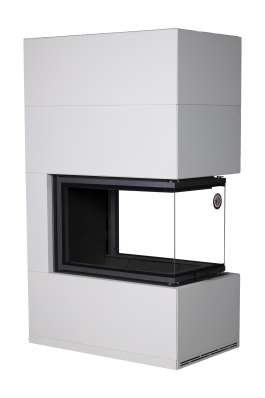 Камин Родос 900 СЛОНОВАЯ КОСТЬ, шамот черный в Гродно