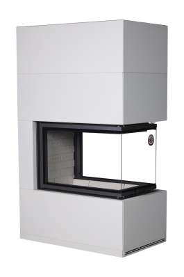 Камин Родос 900 СЛОНОВАЯ КОСТЬ, шамот белый в Гродно