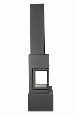 Камин МАДРИД на дровнике Гигант центральный черный\белый шамот в Гродно