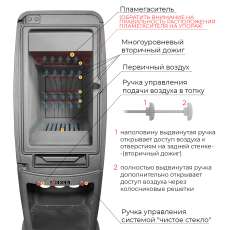 Печь-камин EVEREST S12M в Гродно