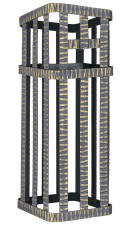 Сетка на трубу (250х250х500) Гефест ЗК 18/25/30, Гром 30 под шибер купить в Гродно