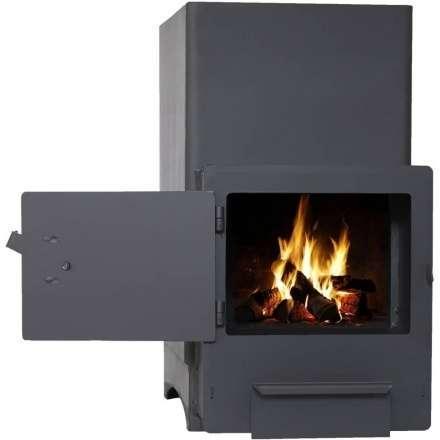 Печь банная Копеечка с выносной топкой стальная фото в Гродно