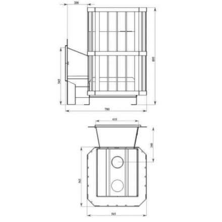 Печь банная Катунь со стеклом в Гродно