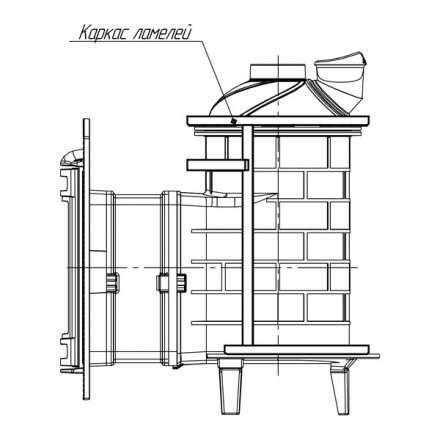 Банная печь ProMetall Атмосфера ламели Окаменевшее дерево в Гродно