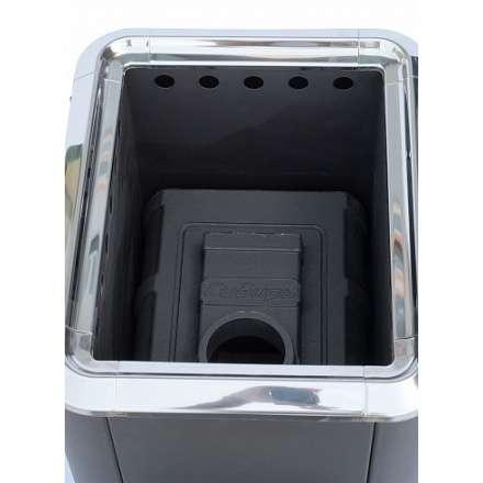 Печь банная Сибирь-18 (панорамное стекло, конвекционная) в Гродно