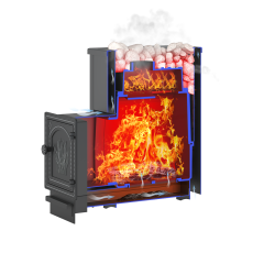 Печь для бани Везувий Сенсация 22 Антрацит (205) в Гродно