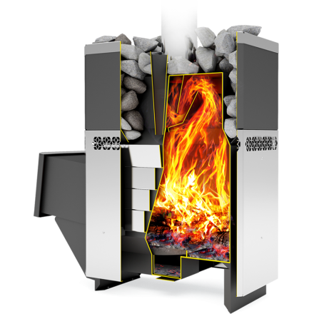 Печь для бани Теплодар Русь-18 ЛНЗП Профи в Гродно