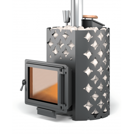 Банная печь ЭТНА 18 (Панорама) ЗК Амазонка бай фото в Гродно