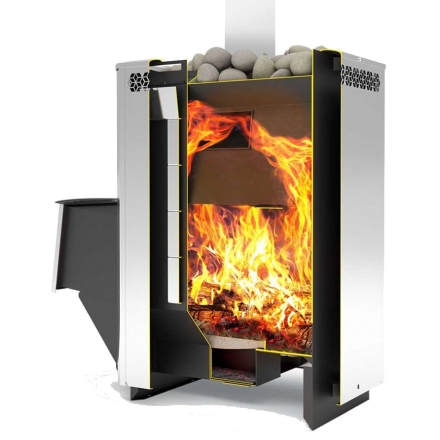 Печь для бани Теплодар Сахара-16 ЛНЗП Профи в Гродно