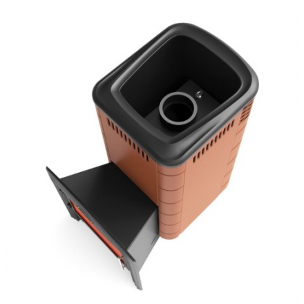 Печь для бани Термофор Каронада XXL Heavy Metal Витра терракота Амазонка бай фото в Гродно