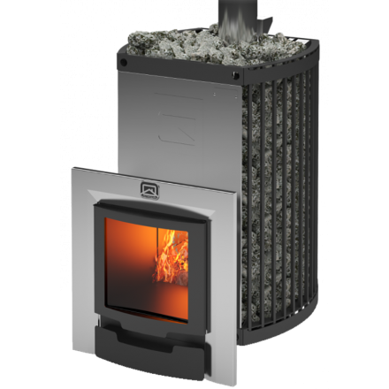 Печь для бани Теплодар Домна-Сетка 20 ЛК Панорама Амазонка бай фото в Гродно