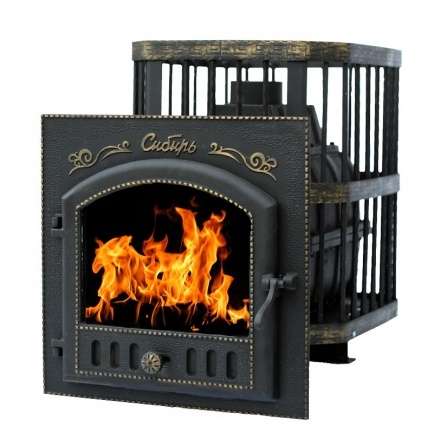 Печь банная Сибирь-24 с каминной дверцей Сибирь Амазонка бай фото в Гродно