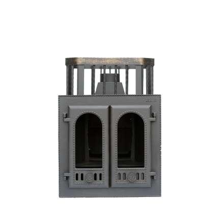 Печь банная Сибирь-24 с двухстворчатой каминной дверцей в Гродно