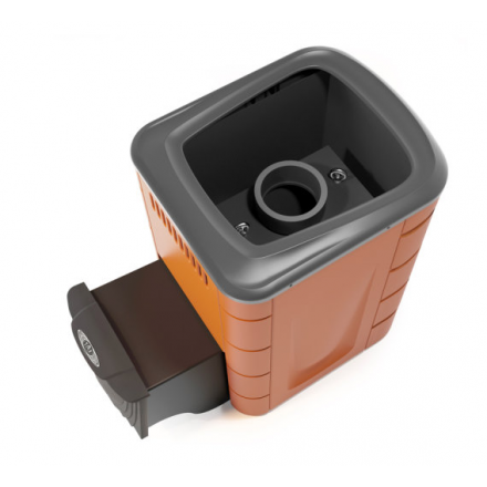 Печь для бани Термофор Каронада Мини Heavy Metal ДА терракота Амазонка бай фото в Гродно